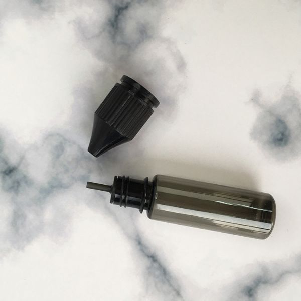 Transparent Childproof Screw Cap E liquid bottle with Custom Logo Printing