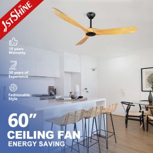 Wholesale Ceiling Fan with 3 Wooden Blades High Speed 110-220V DC Pure Cooper Air Cooling Fan from china suppliers