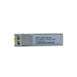 10G SFP+ Transceiver CWDM 1550nm 10km over OS2 SMF duplex LC C-Temp Module