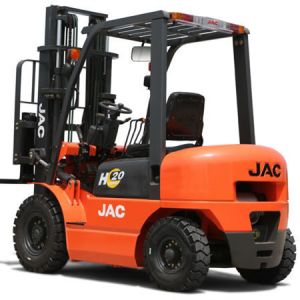 Streamlined Diesel JAC Forklift Truck For Material Handling 2 Tonne -2.5 Tonne