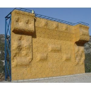 Max Capacity 100-500kg Artificial Pattern Panel Rock Climbing Walls for
