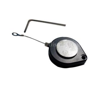 Heart Shaped Anti Theft Pull Box Recoiler With Loop End