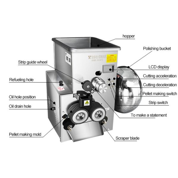 Customized 220V 50Hz Chinese Pill Making Machine With Automatic Drive System