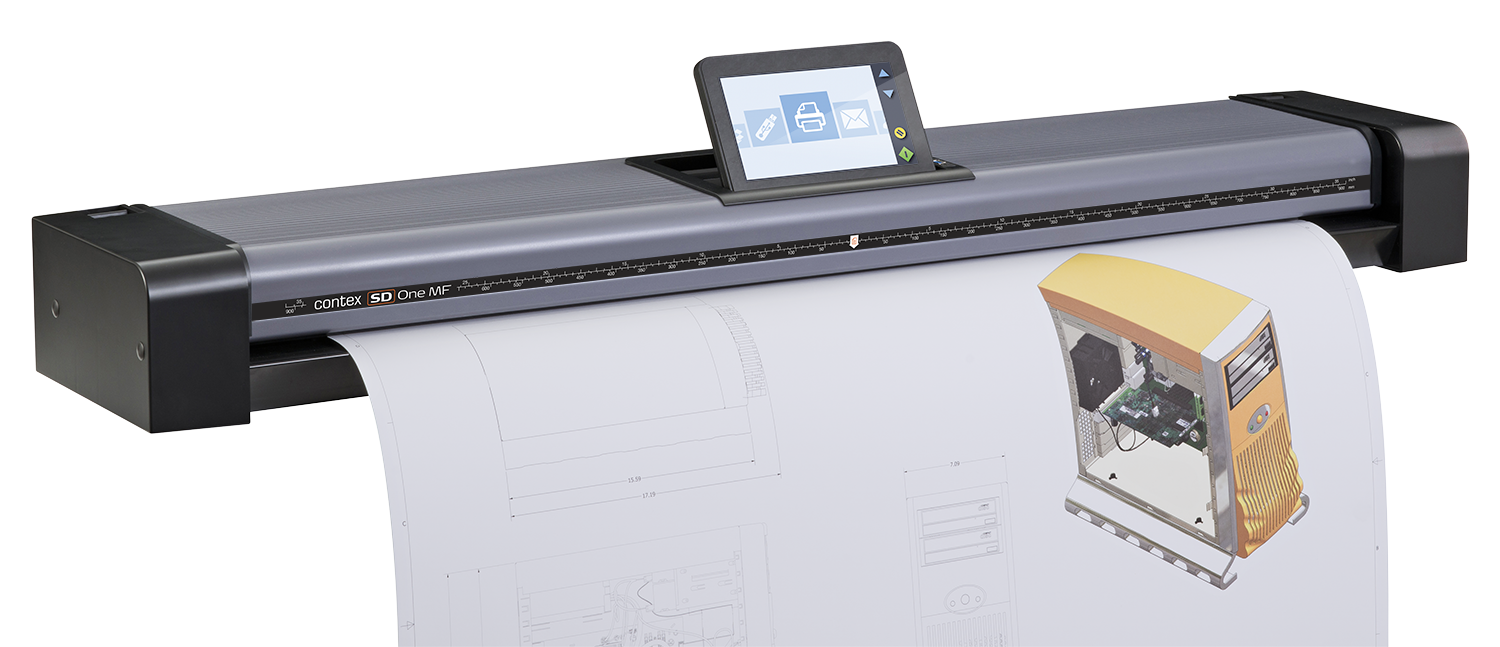 CONTEX SD One MF 44 Series Large Format CIS Technology Engineering Scanner Blueprint Map Scanner (B0+high-speed)
