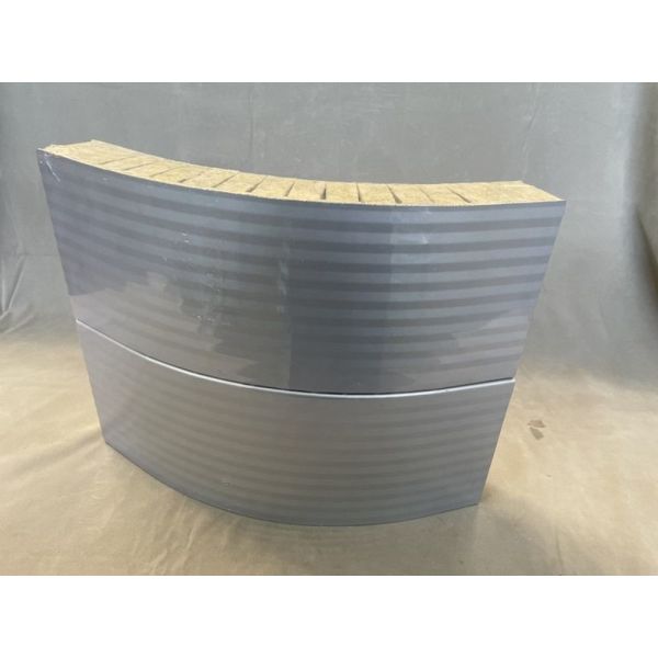 Quality Round Sandwich Panel Corner Outside PUF Partition Panel Wall for sale