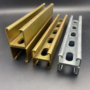 Wholesale Gold Zinc TATE back to back point welding strut channel from china suppliers