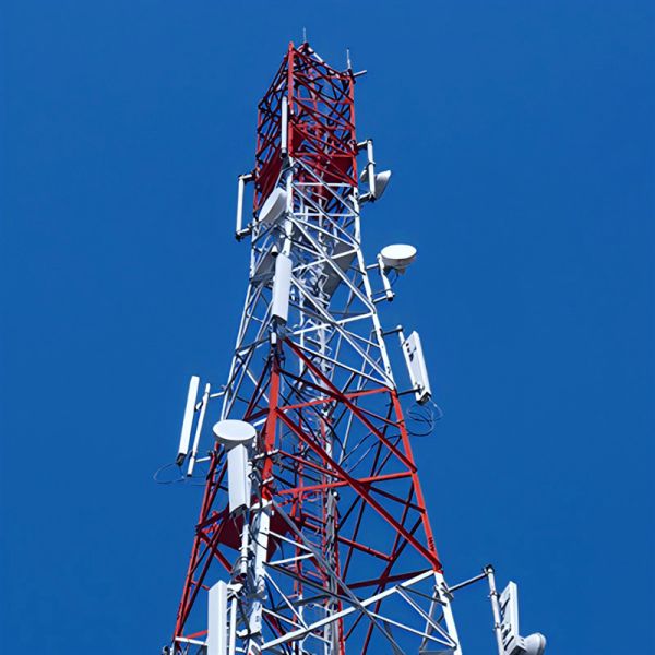 30m Self Supporting Lattice Tower For Communication GSM Tower Made Of Angle