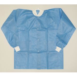 Short Sleeve Disposable Scrub Suits SMS/SPP Nonwoven Nurse Uniform For Hospital
