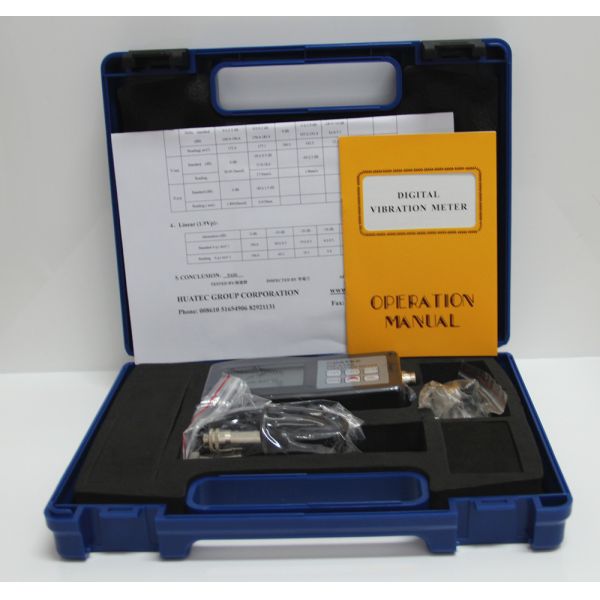 High Accuracy Digital Vibration Meter , Portable Vibration Analyzer Hg6360