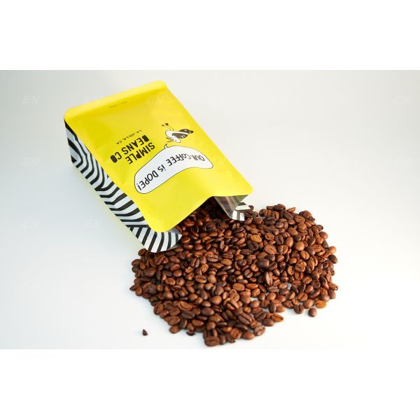 Digital Printing Flat Bottom Pouch With Valve Moisture Proof