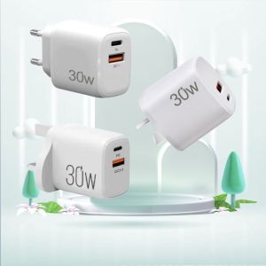 USB C Charger Block 30W PD Super Fast Charging Block Type C Plug Wall Adapter
