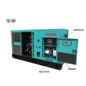 Silent Diesel Generator 30kW Isuzu Diesel Generator With Integrated-fuel-tank
