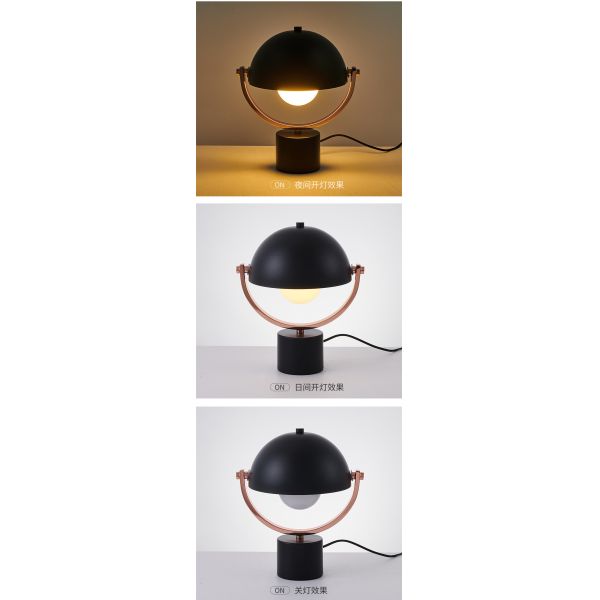 Modern Table Lamp Italian Designer Iron Table Lamps For Living Room Study Bedroom Black table lamp(WH-MTB-270)