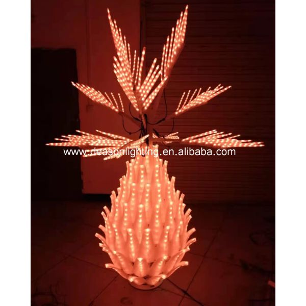 Color Changing Outdoor Led Pineapple Tree