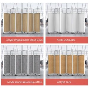 Customizable Conference Room Movable Wooden Operable Soundproof Folding