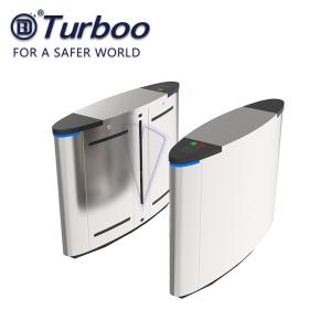 Automatic system security flap barrier gate with barcode reader function turnstile