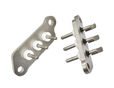 Nickel-Plated Short Welding Tab Sealed Terminal with 30.6mm Needle Length and