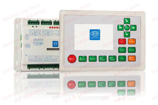 Quality Laser engraving&cutting machine control system newest RDC6442S CO2 laser control system 4 axis laser control card &panel for sale