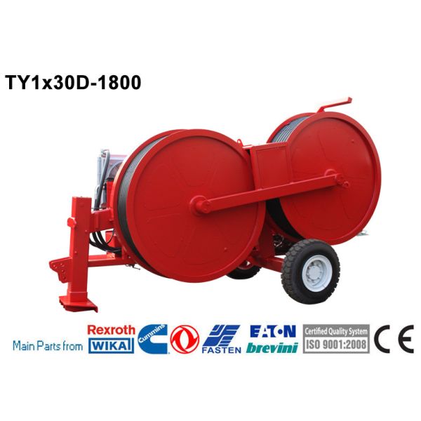 Quality Transmission Line Stringing Tools Hydraulic Cable Tensioner With Changchai Engine for sale