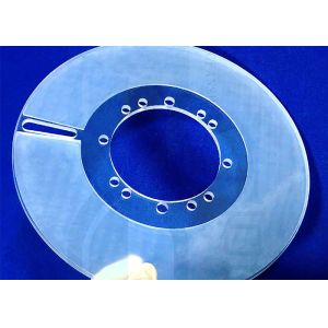 40/60 Customized Cnc Machining Fused Quartz Plate With Hole