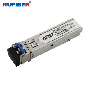 Hot Pluggable 1.25G SFP Module Dual Fiber SM 1310nm 20km LC DDM