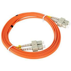 Telecommunication Fiber Optic ST- LC Multimode Patch Cord 10m Patch Cable