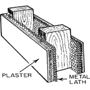 27"X97" Expanded Stainless Steel Mesh , Galvanised Metal Mesh Lath 2.5LBS