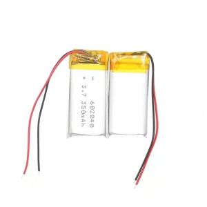 1S1P 3.7V 500mah Rechargeable Battery 602040 Lithium Ion Battery Medical Devices