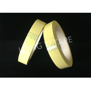 Light Yellow Polyester Mylar Tape Flame Resistant / High Temperature Resistance