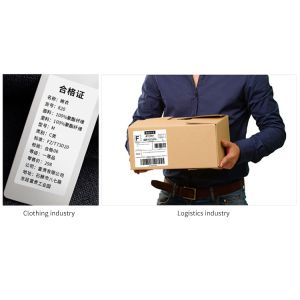 Barcode 80mm Portable Mini Thermal Printer Sticker Label Print