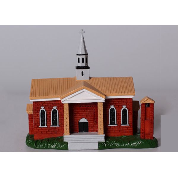 Poly Resin Decoration Crafts / Simulation Building Model Custom Service
