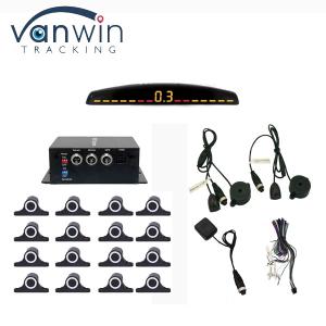 China 16 Sensors Car Parking Monitor System Backlight LED Parking Sensor for Reverse Backup Aid Voltage 12-36V on sale