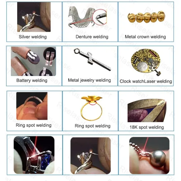 product-1-1 Mini 40W YAG Desktop Portable Jewelry Laser Welder Jewelry Laser Welding Machine For Ring Bangle Bracelet