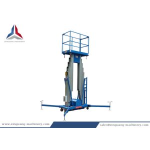 Double Mast Hydraulic Aluminum Lift Table with 10m Working Height