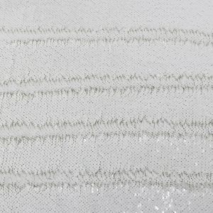 High Quality 100 Polyester white Sequin Iridescent Holographic Changing Fabric