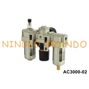 AC3000-02 1/4'' SMC Pneumatic Filter Regulator Lubricator