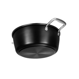 Three Piece Carbon Steel Wok Set Nitriding Non Stick Cookware Set