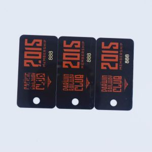 CMYK Color PVC Business Card Plastic PVC ABS PET for Club VIP