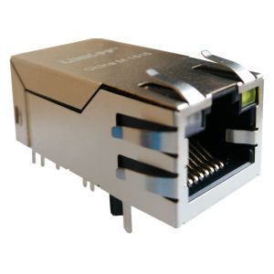 Wholesale 0826-1X1T-AF POE RJ45 Connector Shielded With 10 / 100Base-TX To IP-PBX system from china suppliers
