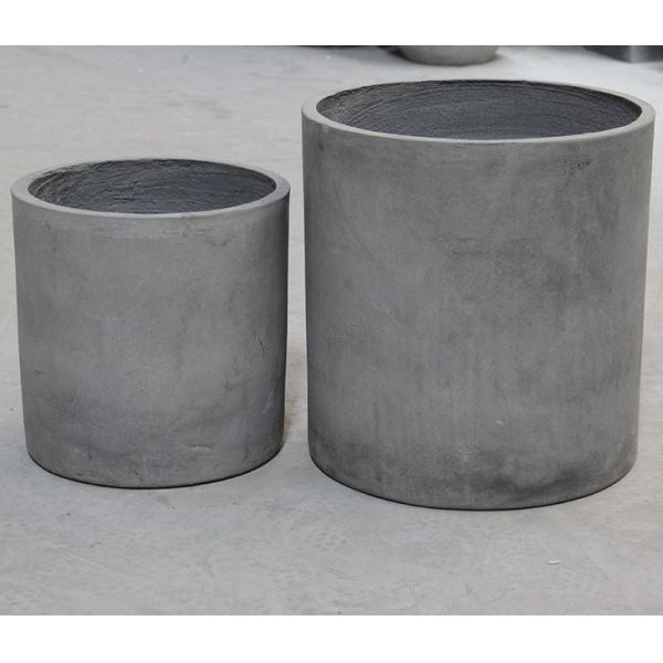 OEM 55*56cm Garden Decorative Concrete Cylinder Geometric Planter