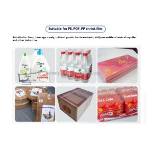 2-in-1 Semi-Automatic Shrink Wrapping Machine Tea Box Packaging Beverage Food