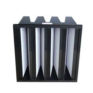 High Capacity Hepa V Bank Filter ABS Frame V Bank Dust - Free Workshop