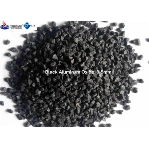 1 - 3 Mm /3 - 5mm Black Aluminum Oxide Abrasive Fused Alumina Anti Slip