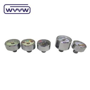 1 Inch 25mm Bar Psi Small Manometer Pressure Gauge 1/8 Npt 1 Year Warranty