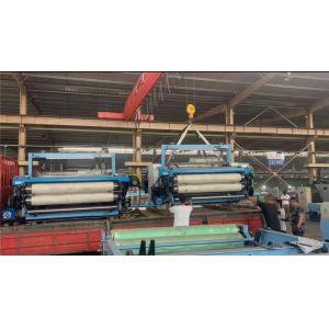 China 1600mm Full CNC Heavy Duty Wire Mesh Weaving Machine With Continuous Web Removal on sale