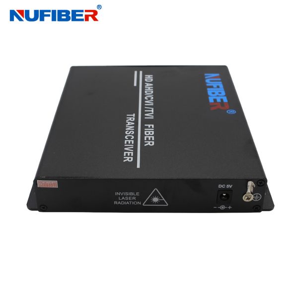 Coaxial Fiber Video Converter Multiplexers CCTV 2BNC With Iron Case Material