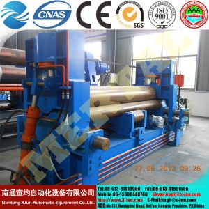 High quality China Supplier 3 rollers hydraulic plate bending machine 25*3100mm