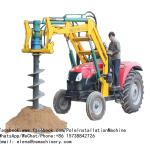 Farm Ground Mini Excavator Post Hole Auger / Water Use Tractor Mounted Digger