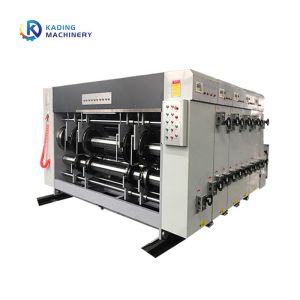 Multi Color Cardboard Printer Machine With Rotary Die Cutting