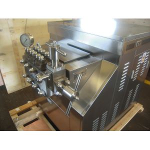 ISO Automatic High Pressure Homogenizer PLC Control 20Mpa